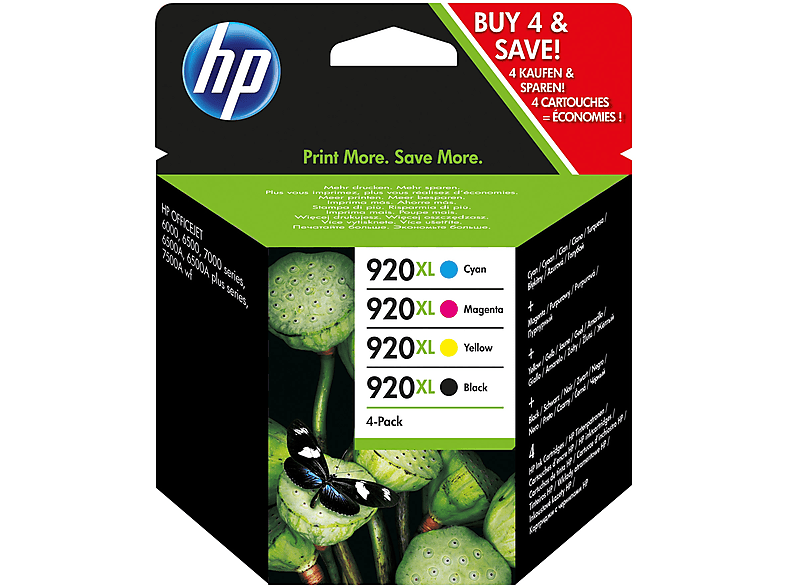 Cartucho de tinta | HP 920XL Combo Pack 4