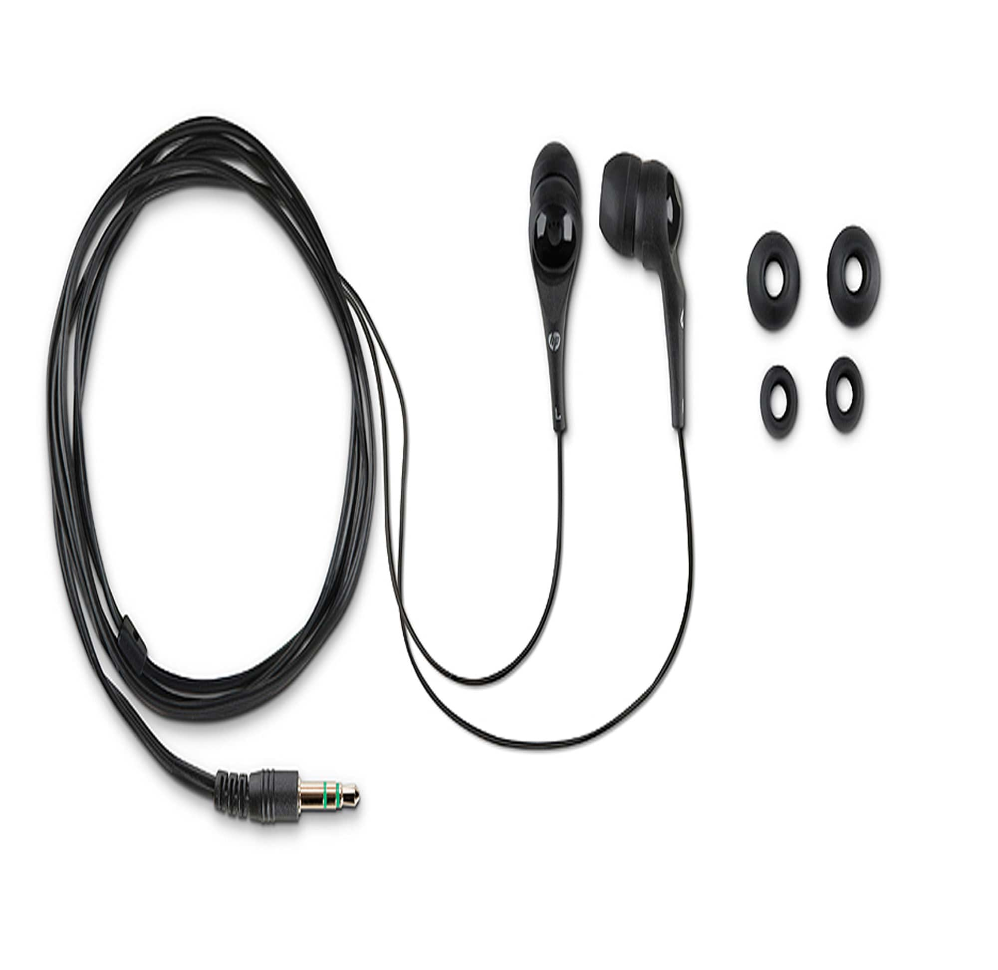 Auriculares con Micrófono - HP, HP H1000 IN-EARHEADPHONES Negro SP
