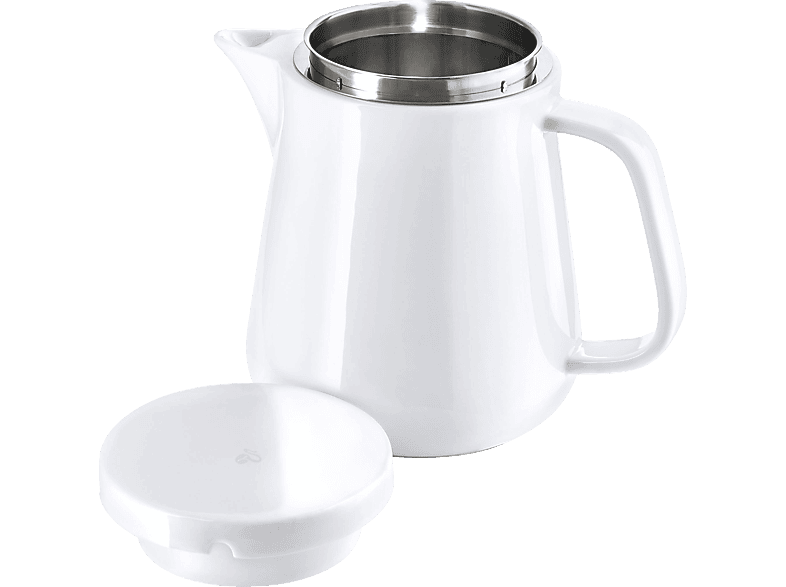 TCHIBO 369102 Kaffeebereiter Weiß/Silber