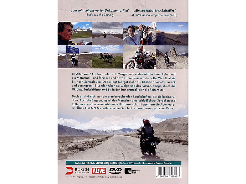 Thumbnail - Über Grenzen-Der Film einer langen Reise DVD