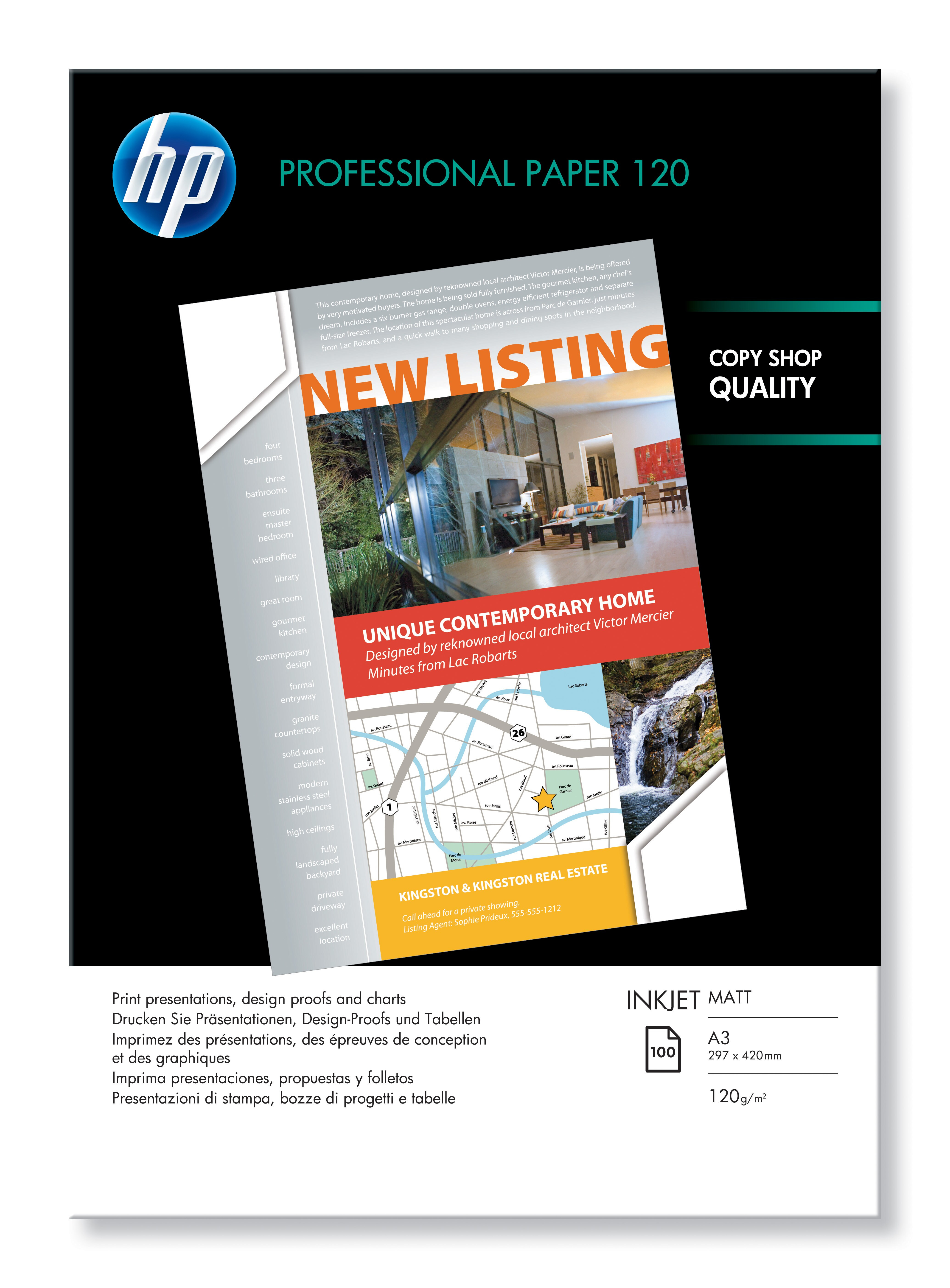 HP Professional 120 matt - Papel mate