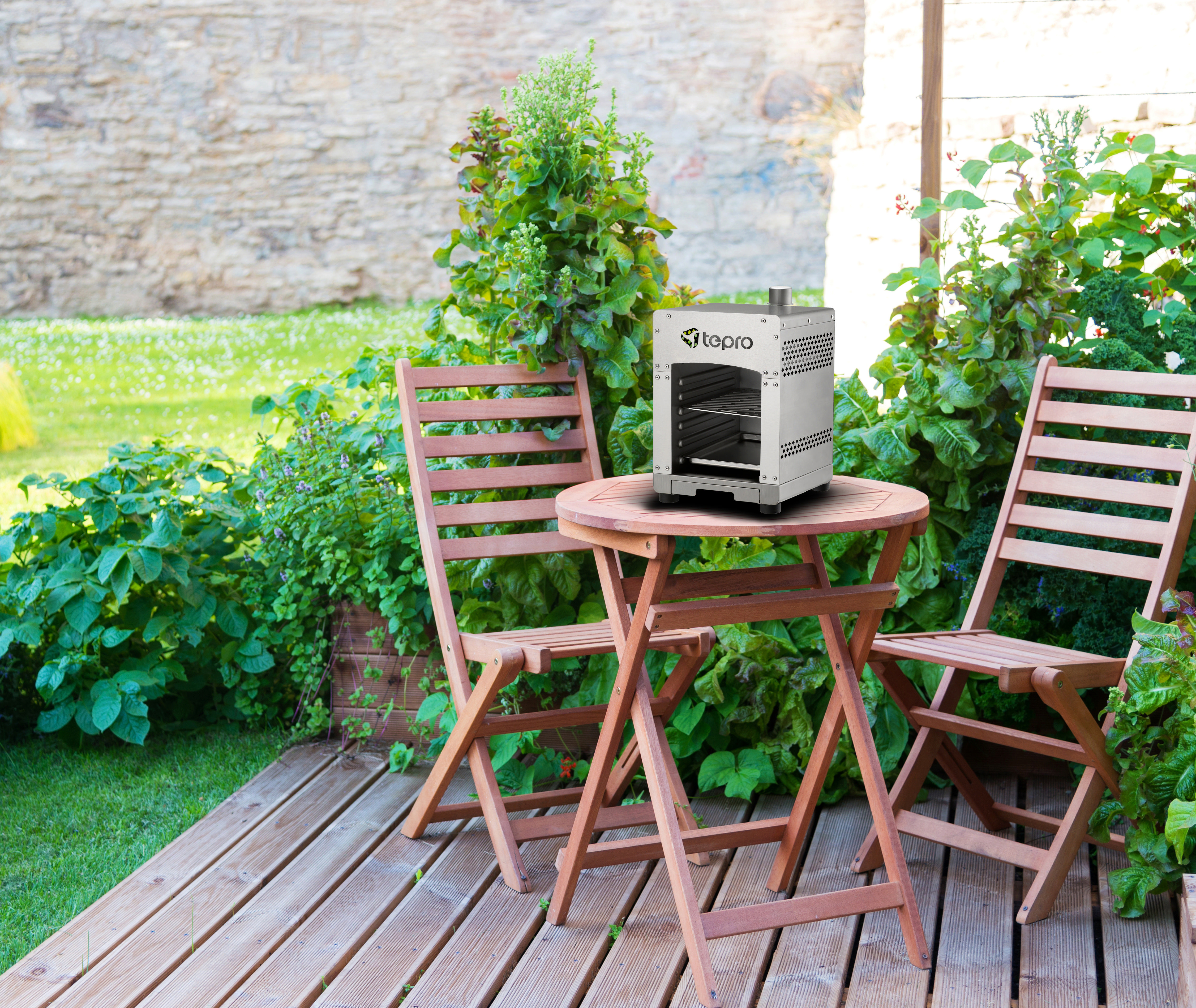 TEPRO 3185 Toronto Basic Gasgrill, Edelstahl (2800 Watt)