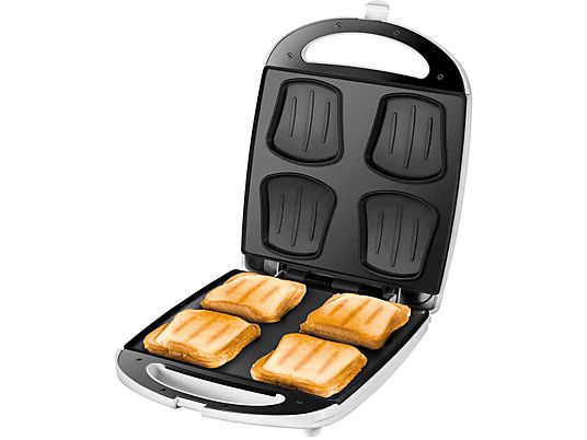 UNOLD Quadro 48480 - Sandwich-Toaster (Weiss/Edelstahl)
