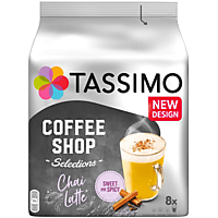 TASSIMO Kaffeekapsel Coffee Shop Chai Latte (8 Stk., Kompatibles System: Tassimo)