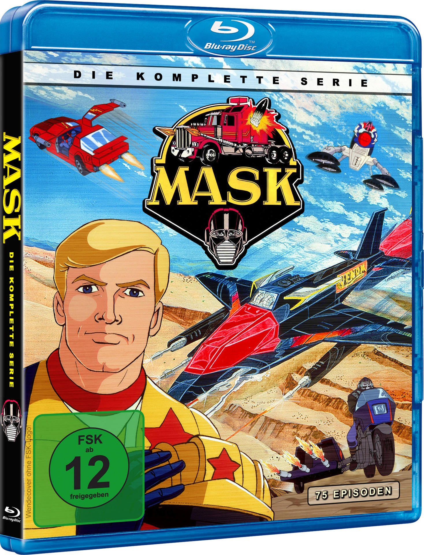 Eine Blu-ray Disc Hülle mit Zeichentrickfiguren auf dem Cover.