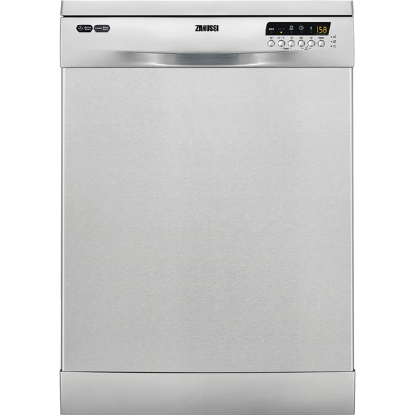 Lavavajillas - Zanussi ZDF26020XA, Independiente, 13 servicios, 5 programas, 60cm., Inox