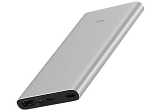 Powerbank - Xiaomi Mi Power Bank 3, Para smartphone o tablet, 10000 mAh, USB-A, USB-C, MicroUSB, Plata