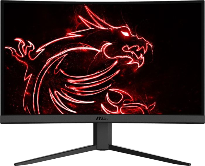 MSI Gaming Monitor Optix G24C4, 23.6 Zoll, FHD, 144Hz, schwarz (9S6-3BA01T-009) 23,6 Zoll Gaming Monitor, Full-HD, 1 ms Reaktionszeit, 250 cd/m², 144 Hz, Schwarz