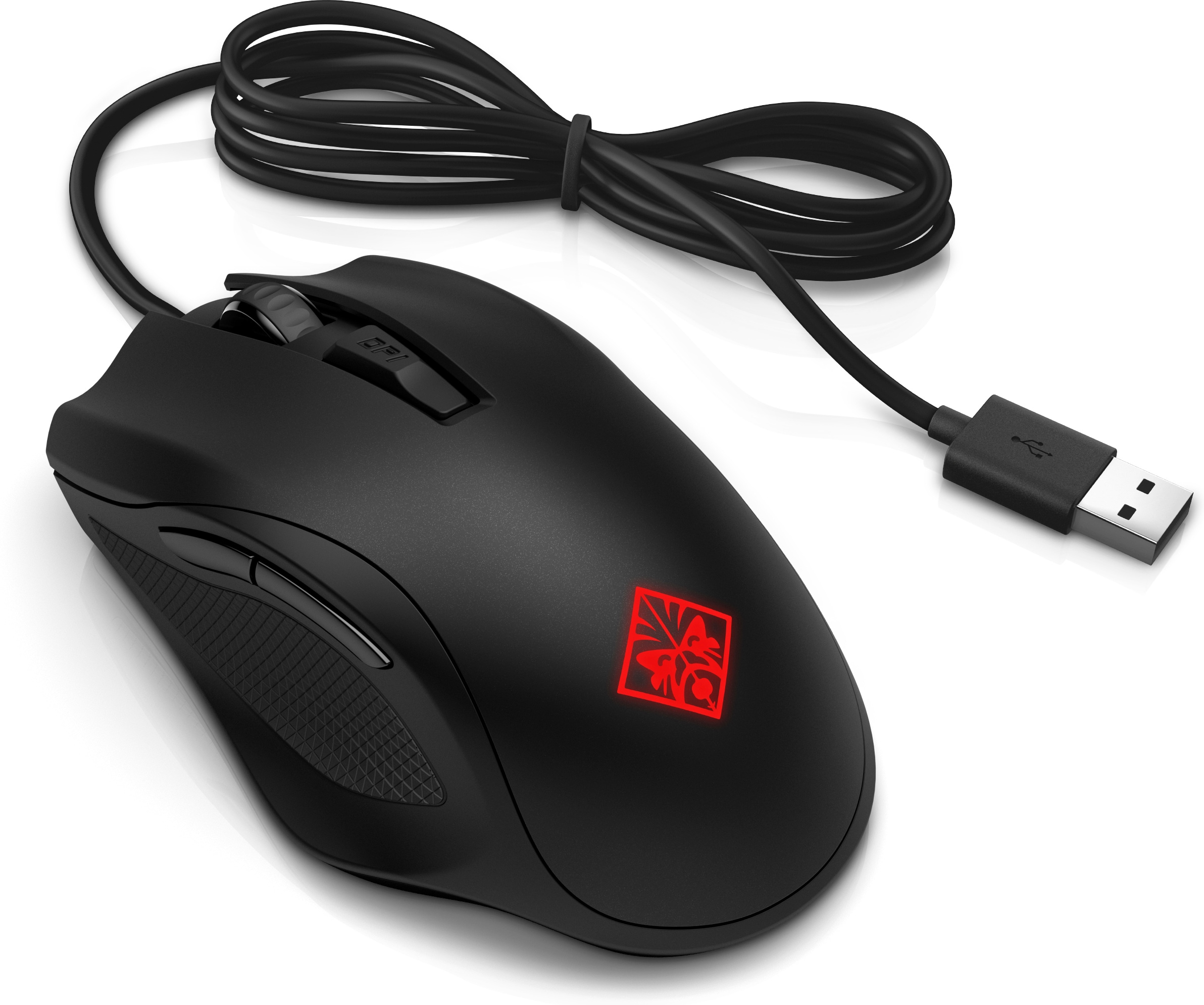 HP Gaming Maus Omen 400, kabelgebunden, schwarz (3ML38AA)