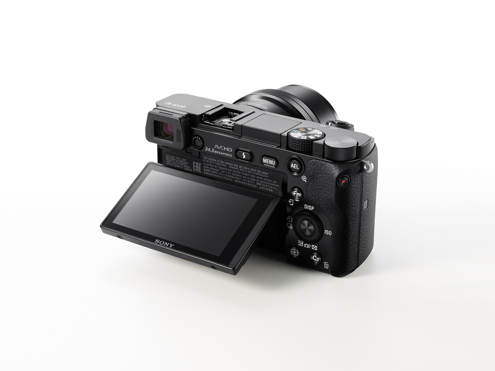 SONY Ausstellungsstück - Alpha 6000 Systemkamera +16-50mm schwarz (ILCE-6000LB) E-Mount-Kamera mit APS-C-Sensor