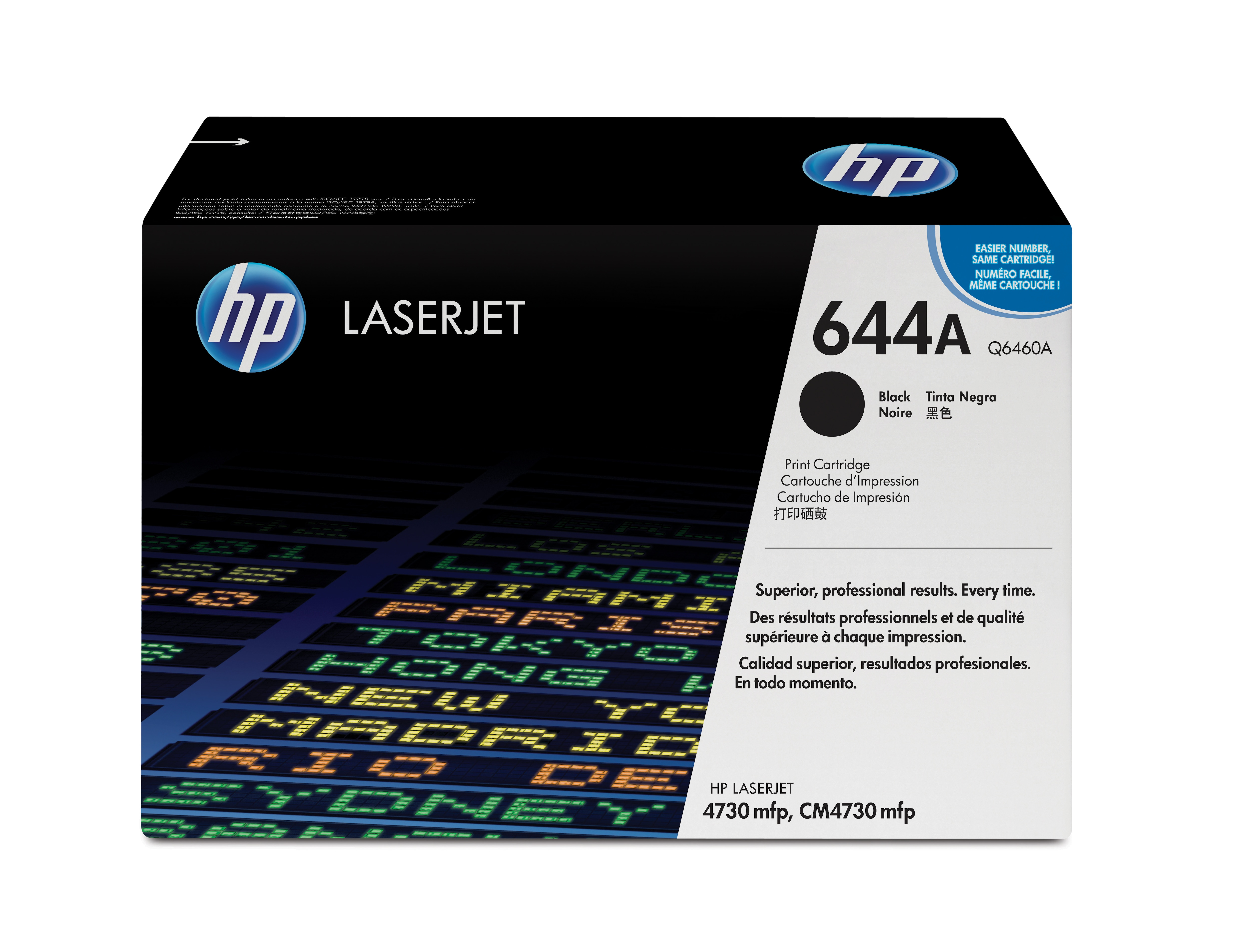 HP 644A - Negro - original - LaserJet - cartucho de tóner (Q6460A ) - para Color LaserJet
