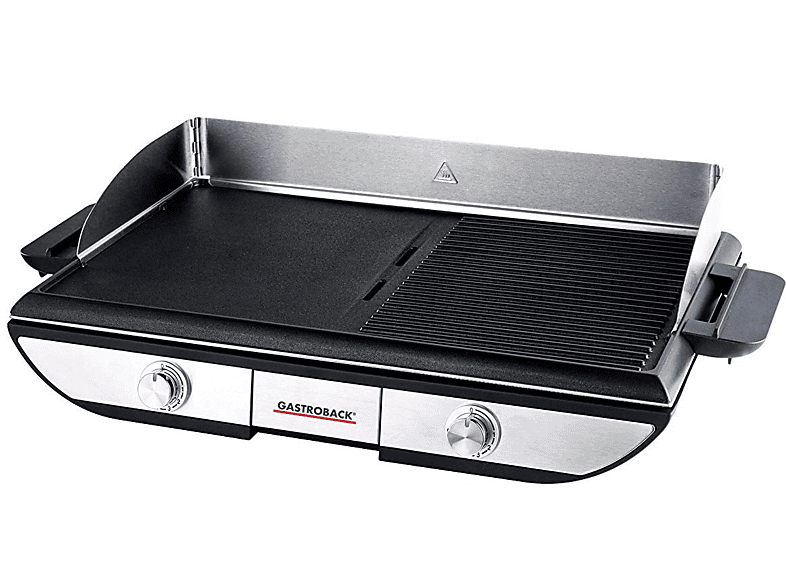 Gastroback 42523 Advanced Pro BBQ Tischgrill, Silber (2300 Watt)