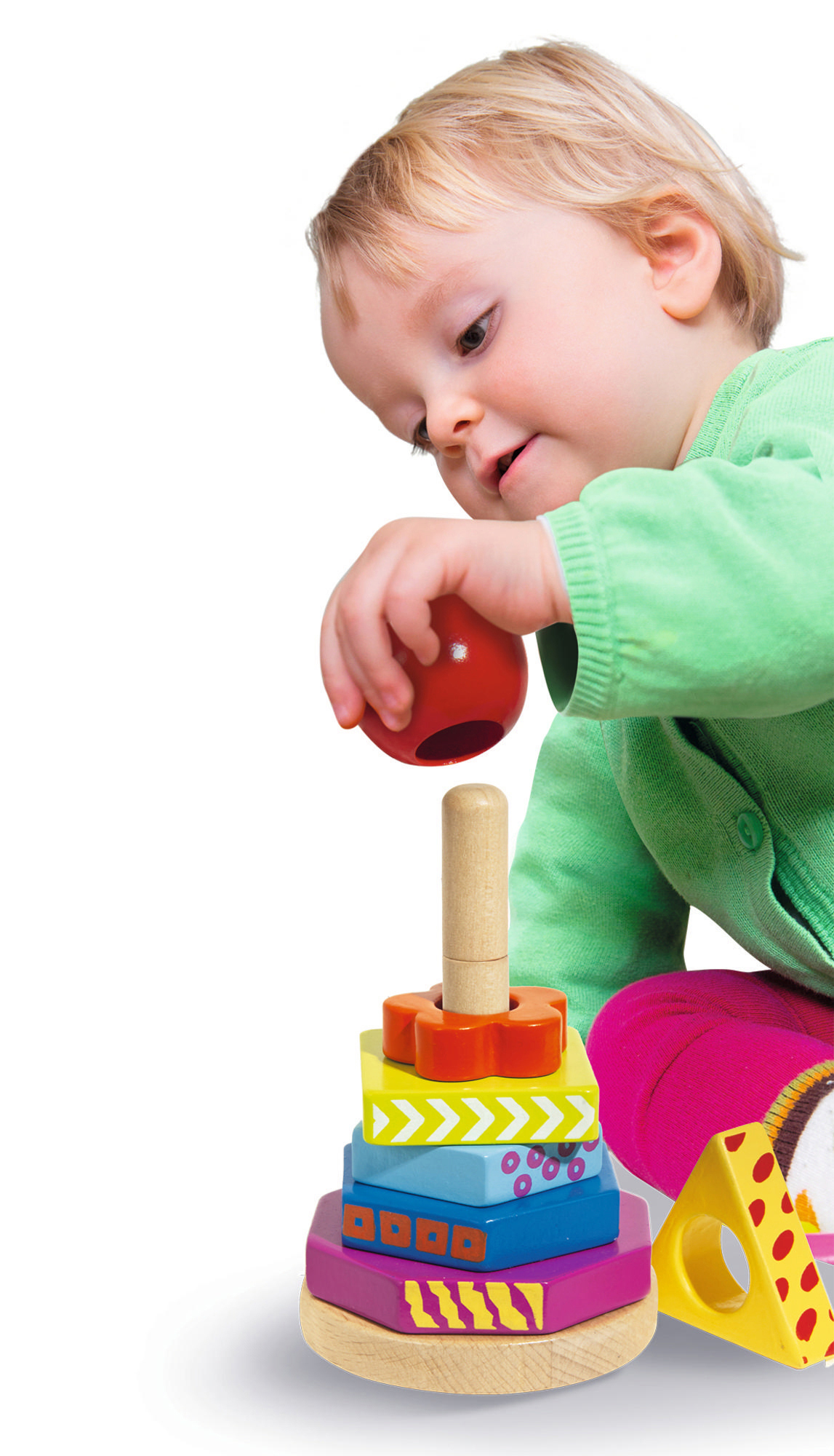EICHHORN Steckturm Kinderspielzeug Mehrfarbig