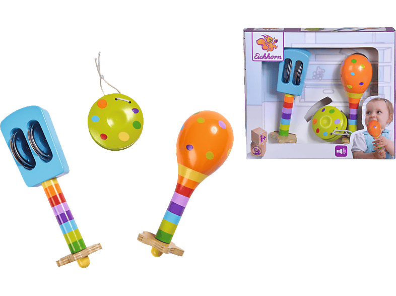 EICHHORN Musik Set mit Maracas Kinderspielzeug Mehrfarbig