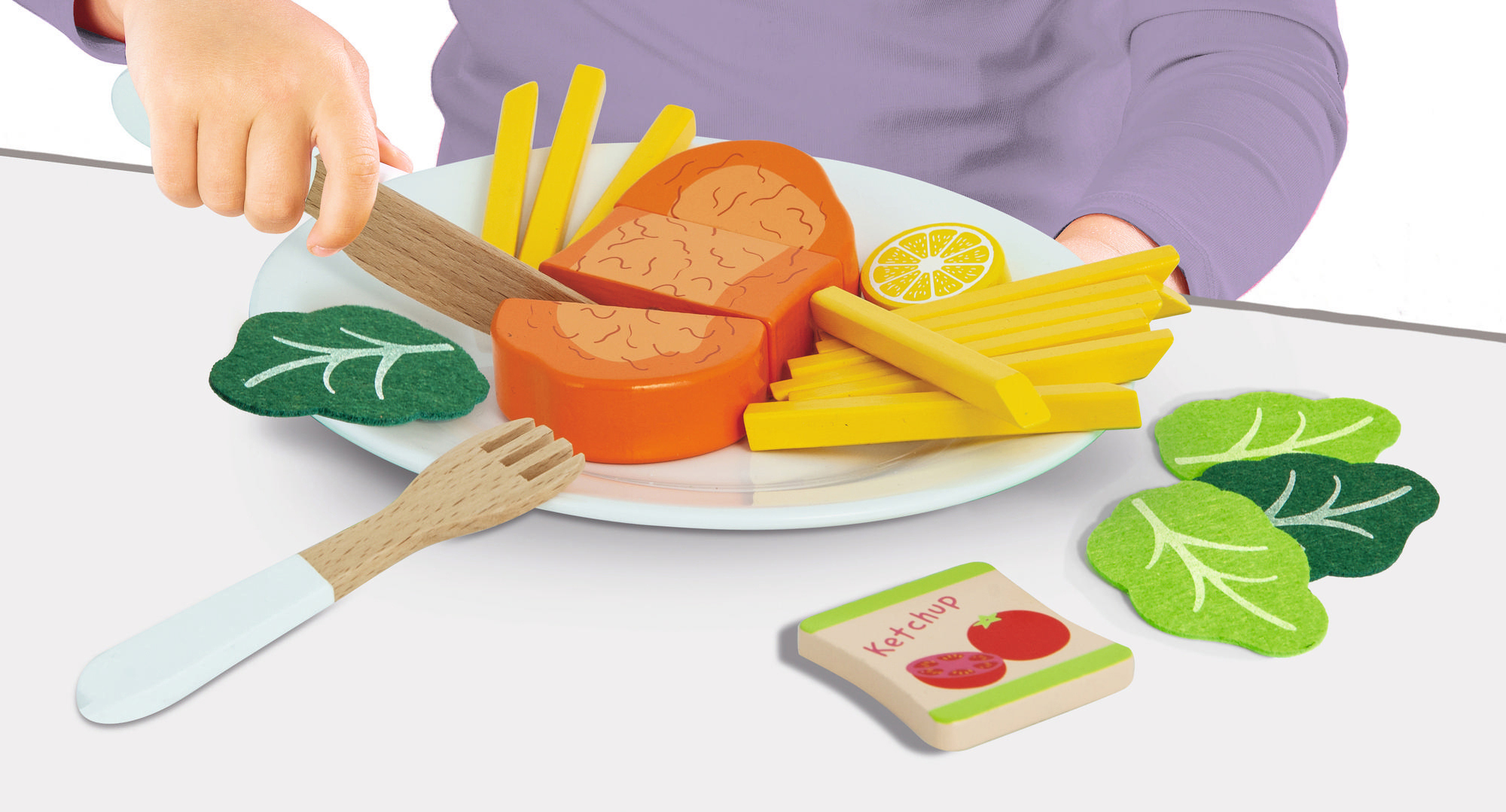 EICHHORN Schnitzelset Kinderspielzeug Mehrfarbig