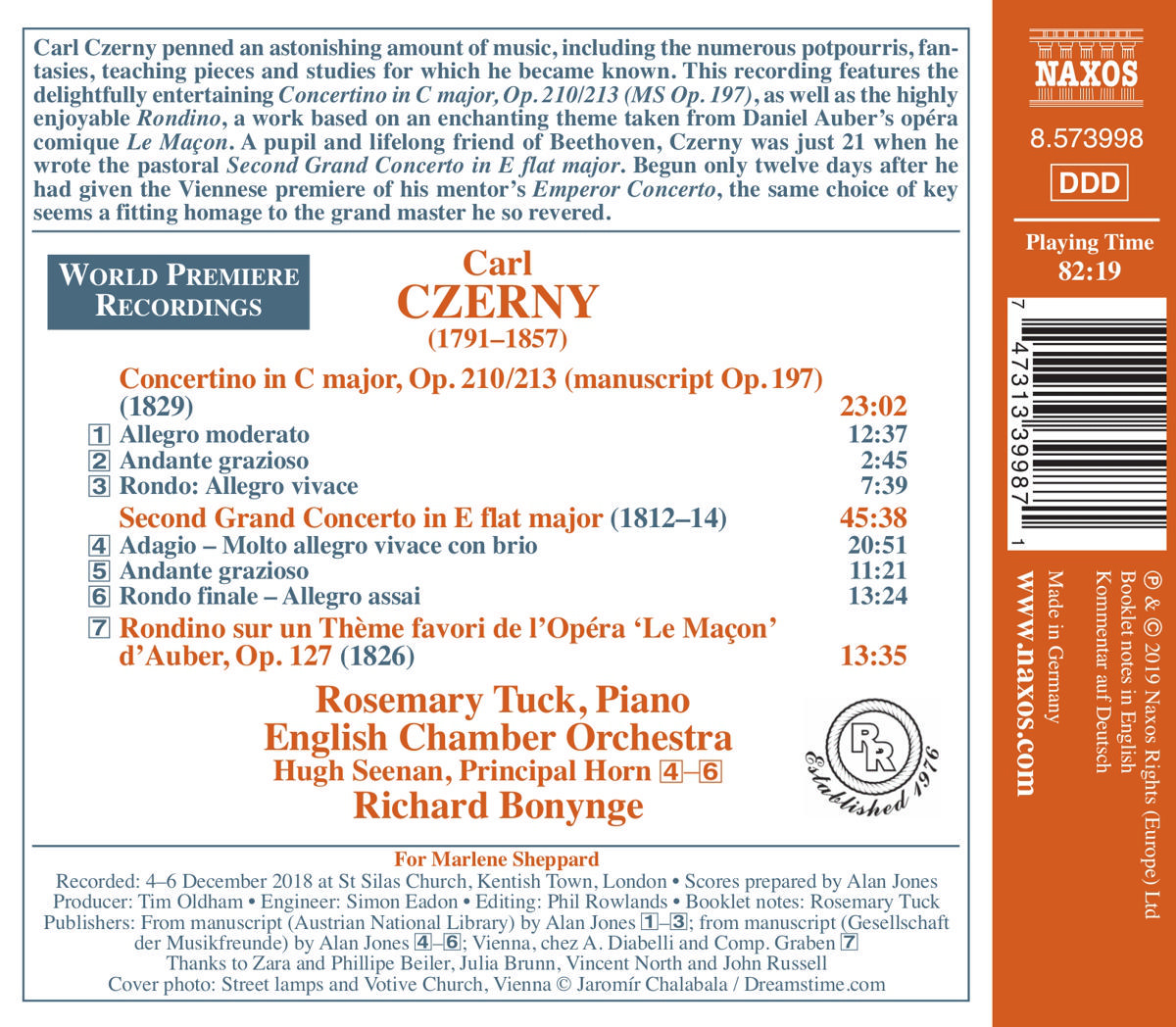 English Chamber Orchestra, Bonynge - Second Grand Concerto in E flat major  - (CD)