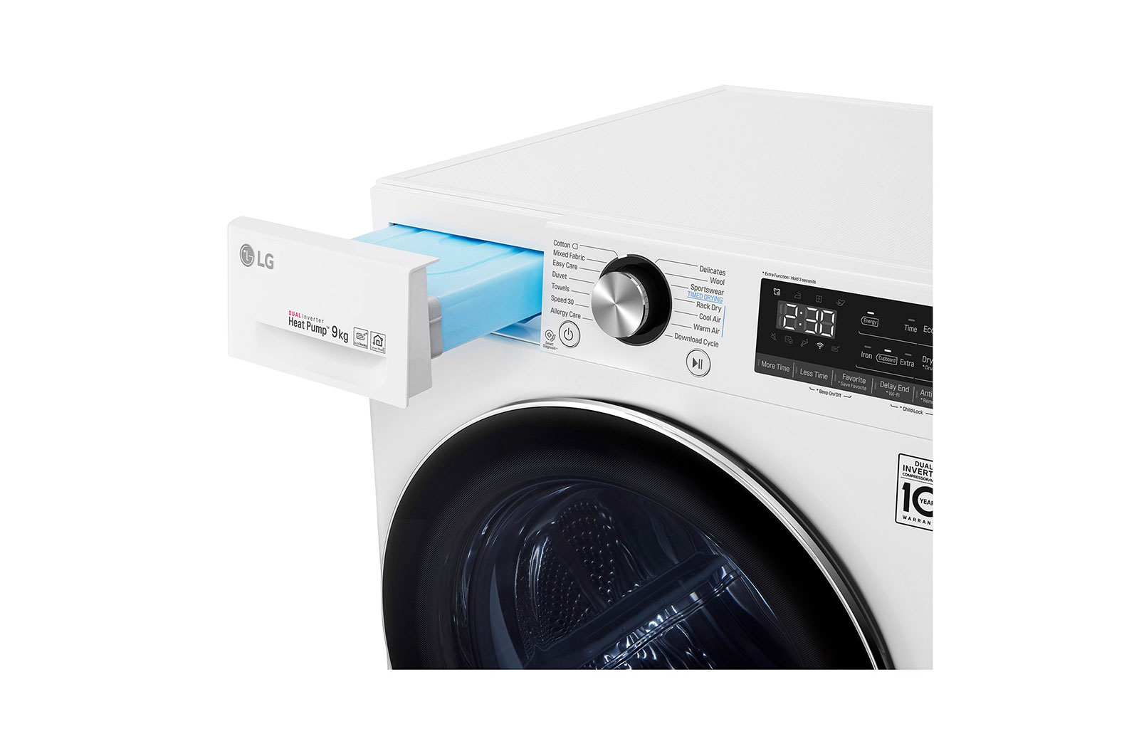 LG RC90V9AV2Q hőszivattyús szárítógép