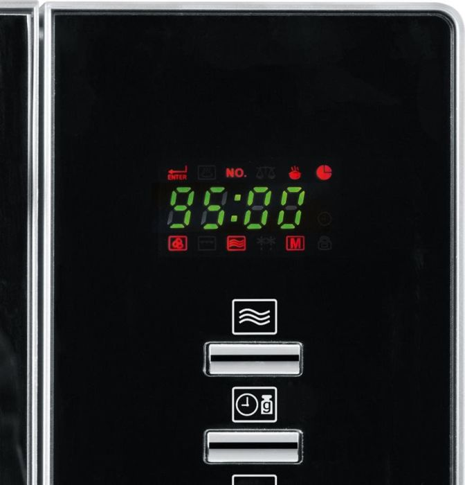 SEVERIN Mikrowelle mit Grill- & Heißluftfunktion 3in1 Mikrowelle (800 Watt, , 20 l, Schwarz)