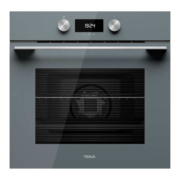 Horno - TEKA HLB 8400 P GREY, 70 l, 3552 W, Encastrable, Pirolítico, A+, Inox