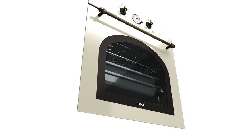 Horno - TEKA HRB 6300 VN, 70 l, 3215 W, Encastrable, Limpieza por agua, A, Crema