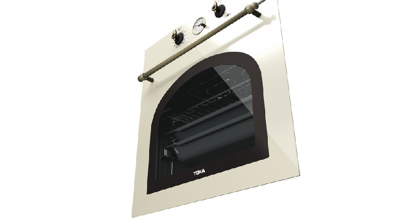 Horno - TEKA HRB 6300 VN, 70 l, 3215 W, Encastrable, Limpieza por agua, A, Crema