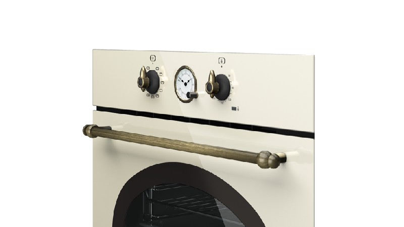 Horno - TEKA HRB 6300 VN, 70 l, 3215 W, Encastrable, Limpieza por agua, A, Crema