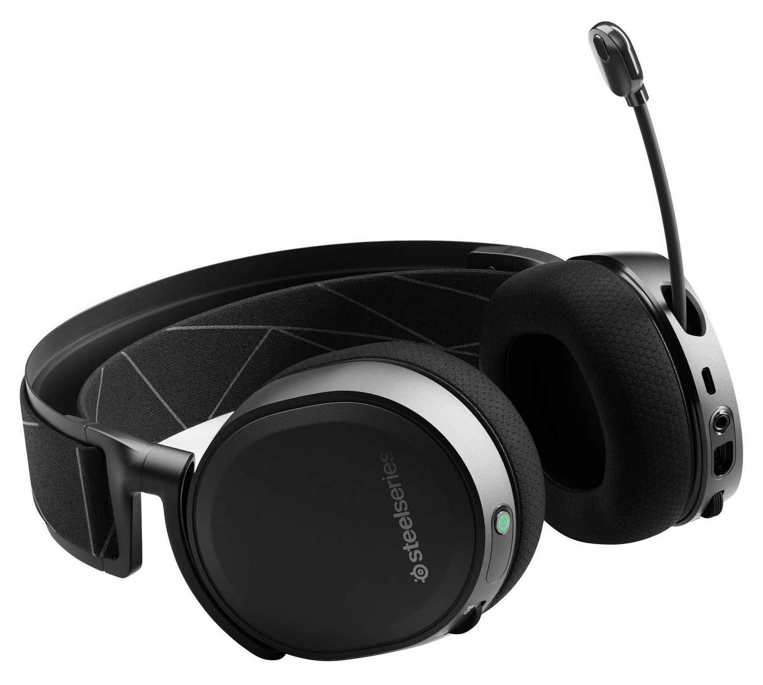 Auriculares gaming - Steel Series Arctis 7 (Edición 2019), De diadema, Inalámbricos, Multiplataforma, Negro