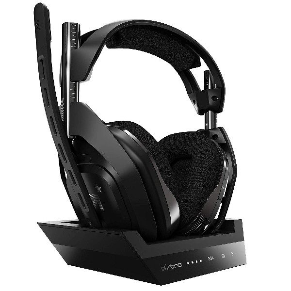 Astro Gaming A50 auriculares para y estaciónbase de carga 4a gen control balance juego voz 2.4 ghz 15m alcance ps5 ps4 pc mac ps4pcmac ps4pc