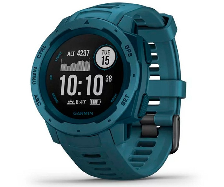 Reloj deportivo - Garmin Instinct 010-02064-04, 45 mm, GPS, Bluetooth, ANT+, 10 ATM, Azul