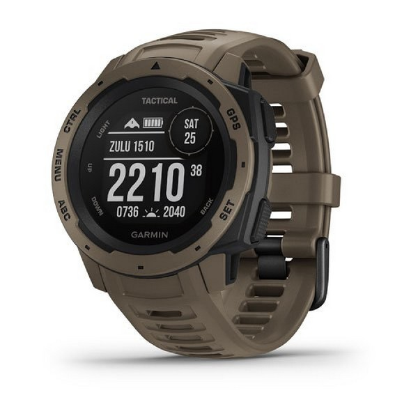 Garmin Instinct Tactical edition sistemas gnss 10atm reloj inteligente marron 0100206471 smartwatch negro resistente con gps y funciones pardo deportivo bluetooth 45 mm ant+ 10 0753759242244 130