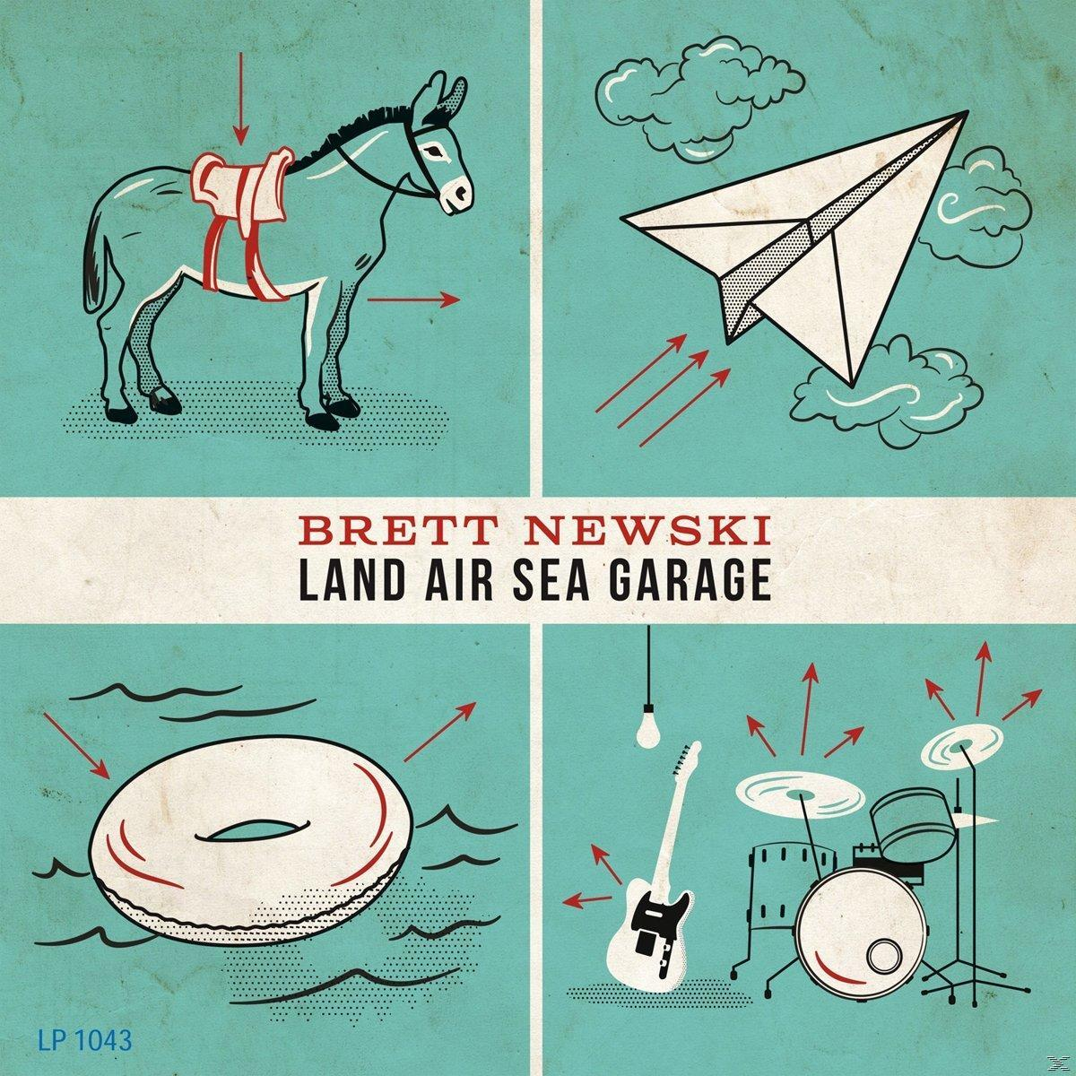 Brett Newski - Land Sea Air Garage  - (CD)
