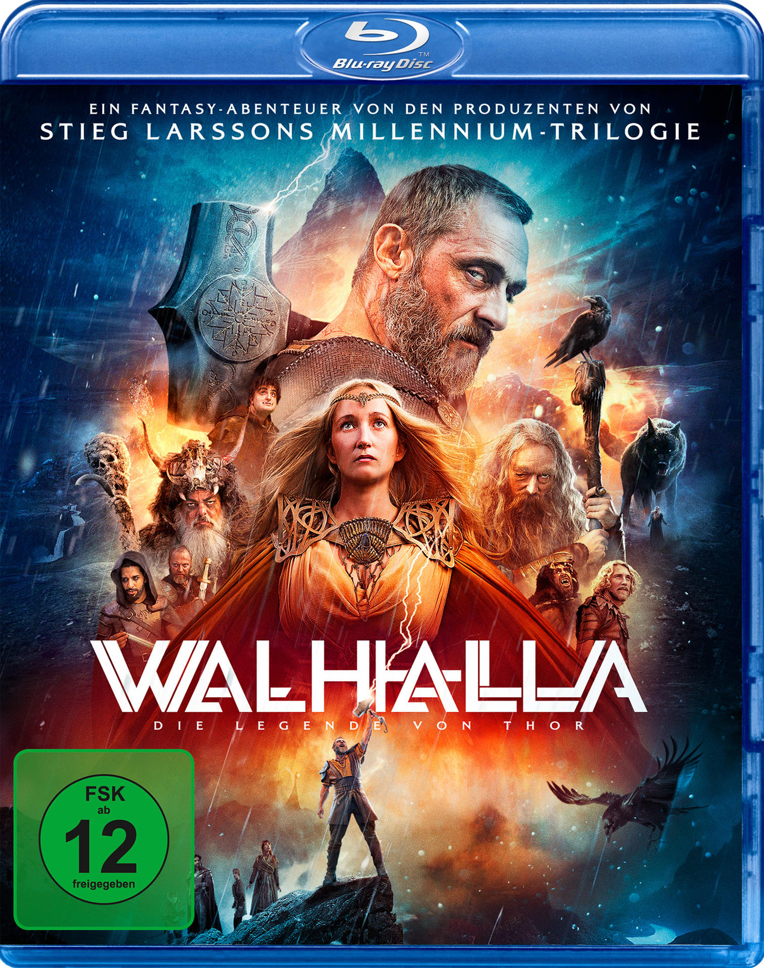 DVD-Cover: 'Walhalla', zwei Charaktere in heroischer Pose.