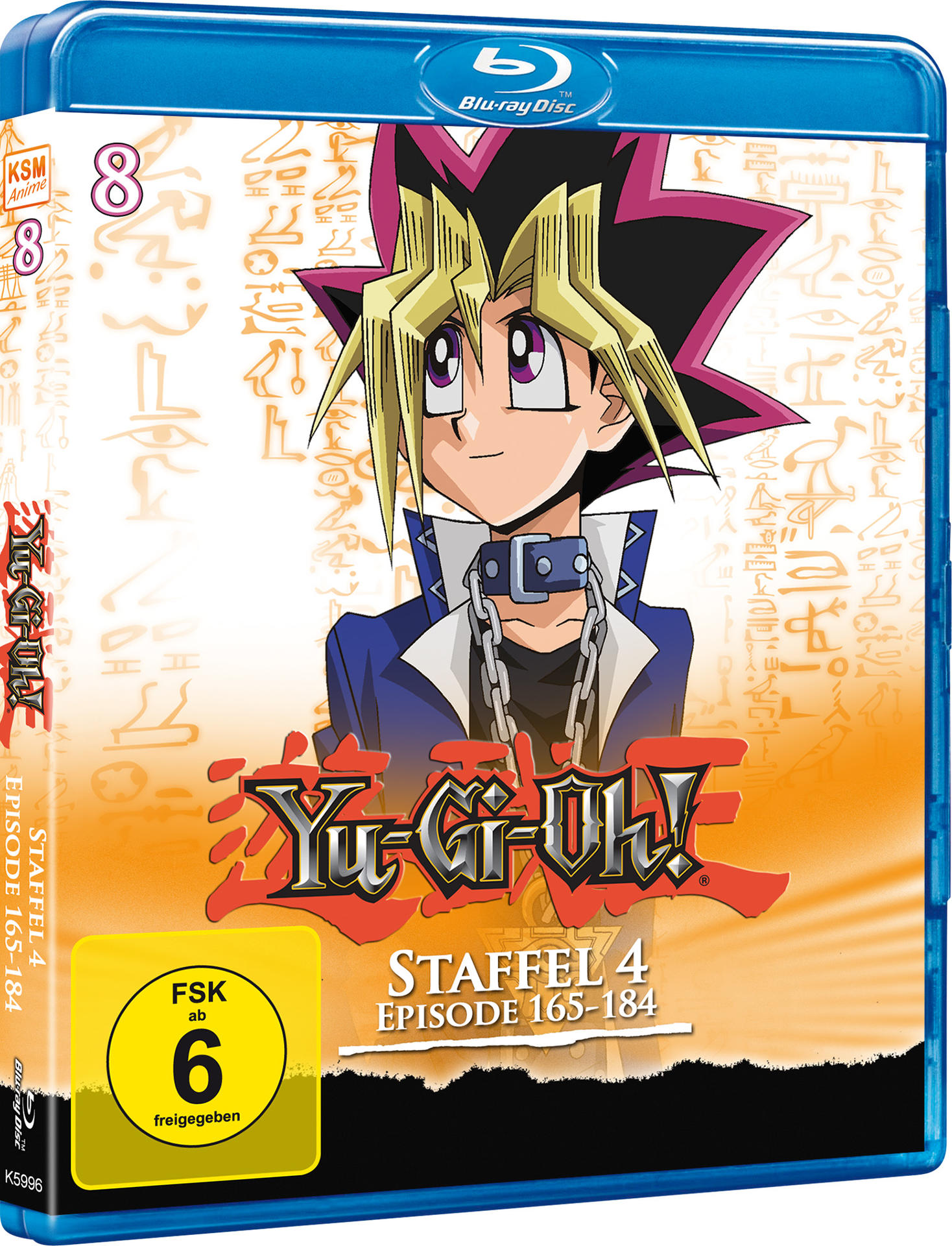 Blu-ray-Cover einer Yu-Gi-Oh!-Anime-Serie.