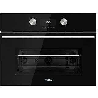 Horno con microondas - Teka MLC 8440 NEGRO, Multifunción, 44 l, 46 cm, Grill, Touch Control, Negro