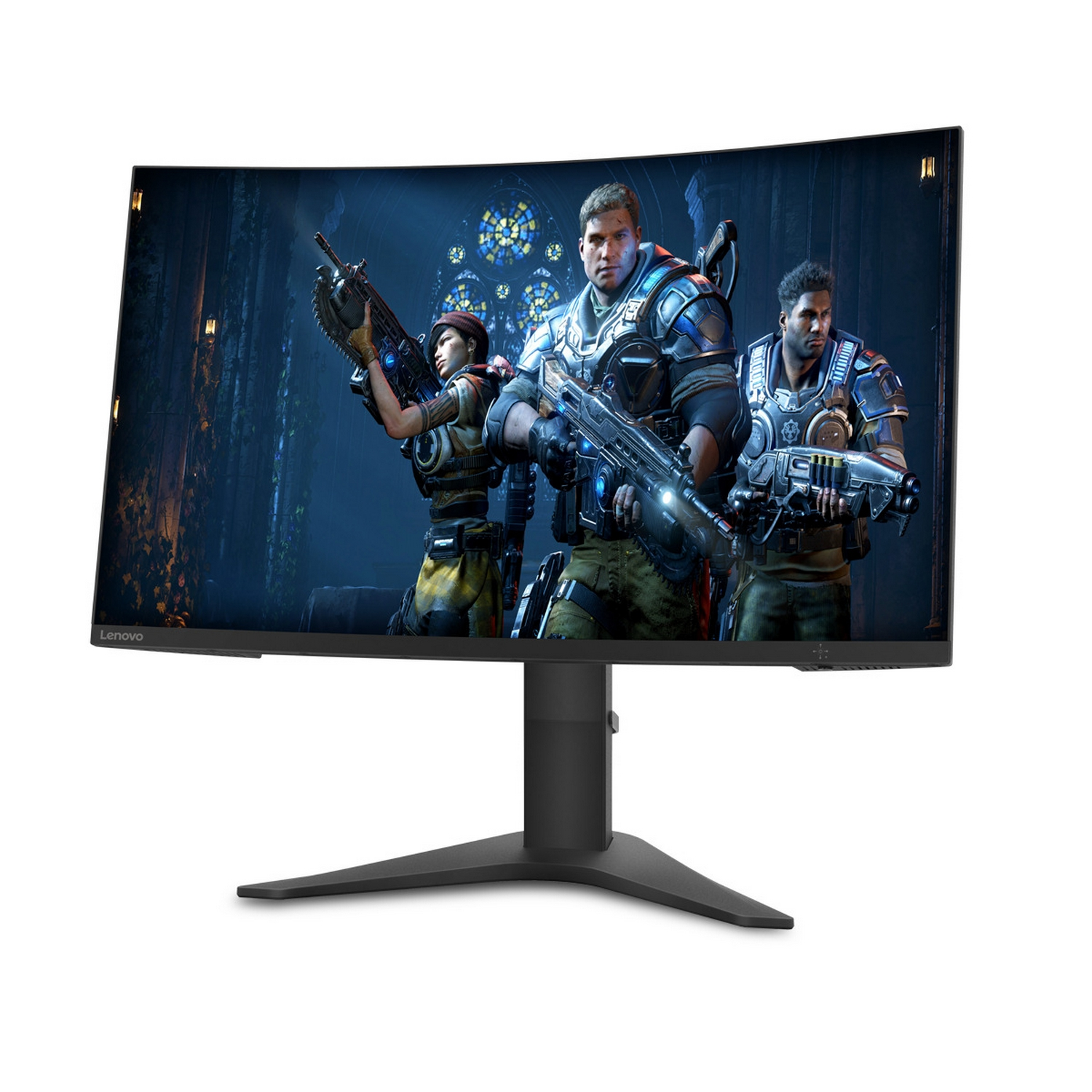Monitor gaming - Lenovo G27c-10, 27", VA Full HD 1920x1080, 6 ms, Curvo, 165 Hz, FreeSync, HDMI, DisplayPort