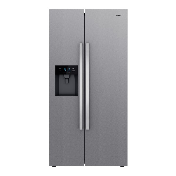 Frigorífico americano - Teka RLF 74920, 490 l, No Frost, Independiente, Dispensador de agua, Inox