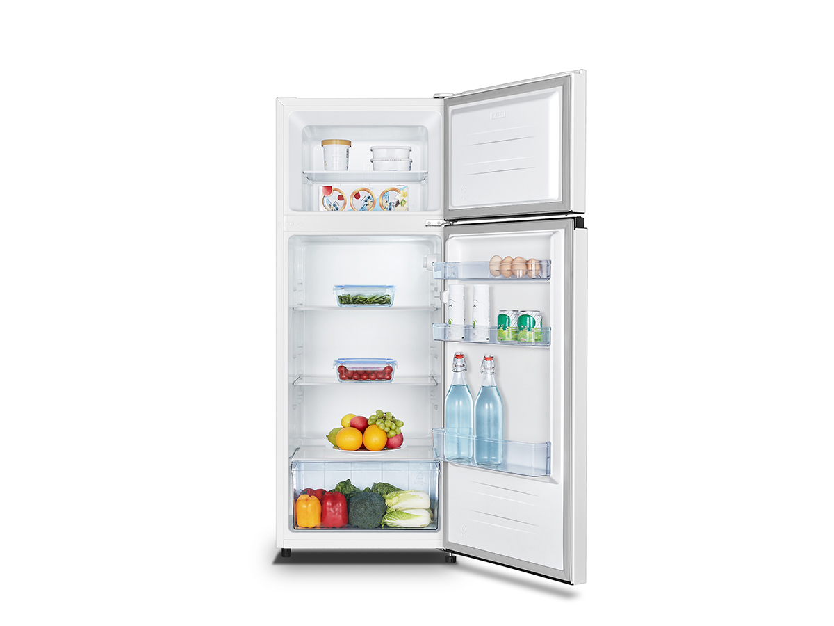 Frigorífico dos puertas - HISENSE, RT267D4AW1, 40 dB, Cíclico, 207 litros, Blanco