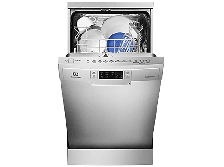 Lavavajillas - Electrolux ESF4513LOX, 6 programas, 9 servicios, 45 cm, 47 dB, A+, Inox