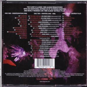 CD-Cover mit Text und Bild. Das klassische Album von The Cure aus dem Jahr 1989.