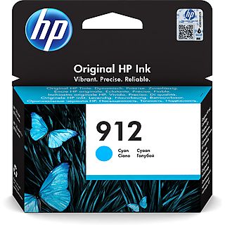 Cartucho de tinta - HP 912, Cian, 3YL77AE