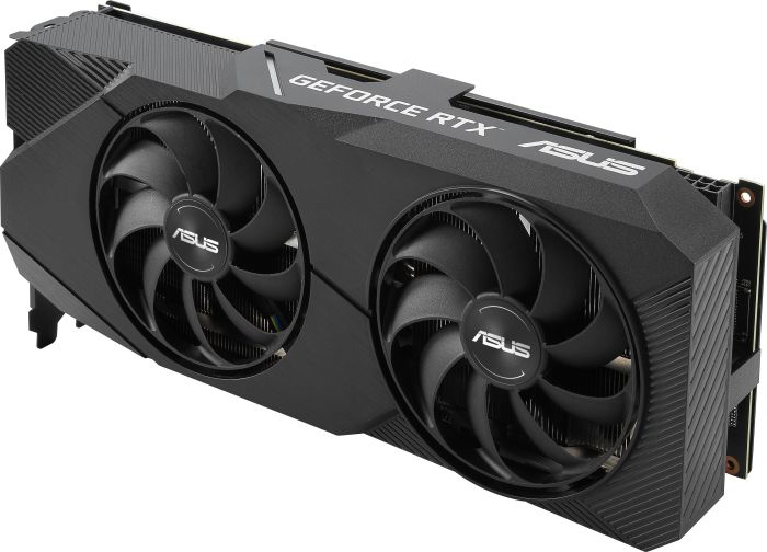 Tarjeta gráfica - Asus Dual GeForce RTX 2060 SUPER EVO V2 OC Edition, 8GB GDDR6, Ventiladores