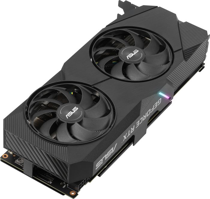 Tarjeta gráfica - Asus Dual GeForce RTX 2060 SUPER EVO V2 OC Edition, 8GB GDDR6, Ventiladores