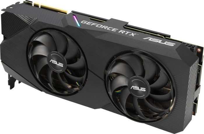 Tarjeta gráfica - Asus Dual GeForce RTX 2060 SUPER EVO V2 OC Edition, 8GB GDDR6, Ventiladores
