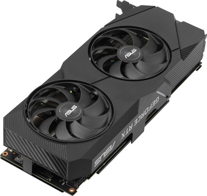 Tarjeta gráfica - Asus Dual GeForce RTX 2060 SUPER EVO V2 OC Edition, 8GB GDDR6, Ventiladores