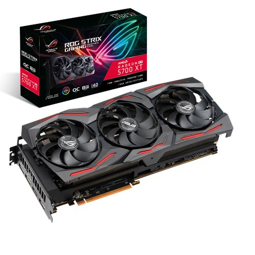 【動作品・訳あり】ASUS RX 5700 XT 8GB ROG STRIX ASUS Radeon Rog Strix RX5700XT O8G 8GB RGB Gaming Ekran Kartı