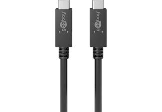 GOOBAY USB-C™ PowerDelivery Kabel, Schwarz
