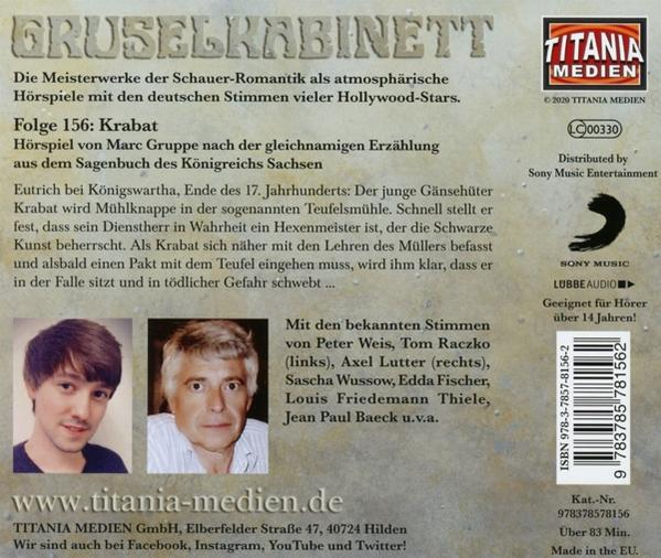 Gruselkabinett - 156/Krabat  - (CD)