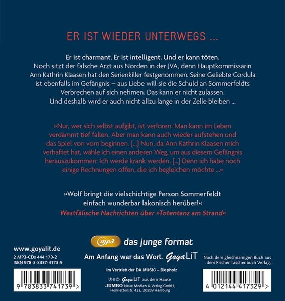Klaus-peter Wolf - Todesspiel Im Hafen.Sommerfeldt Räumt Auf (Ungekü  - (MP3-CD)