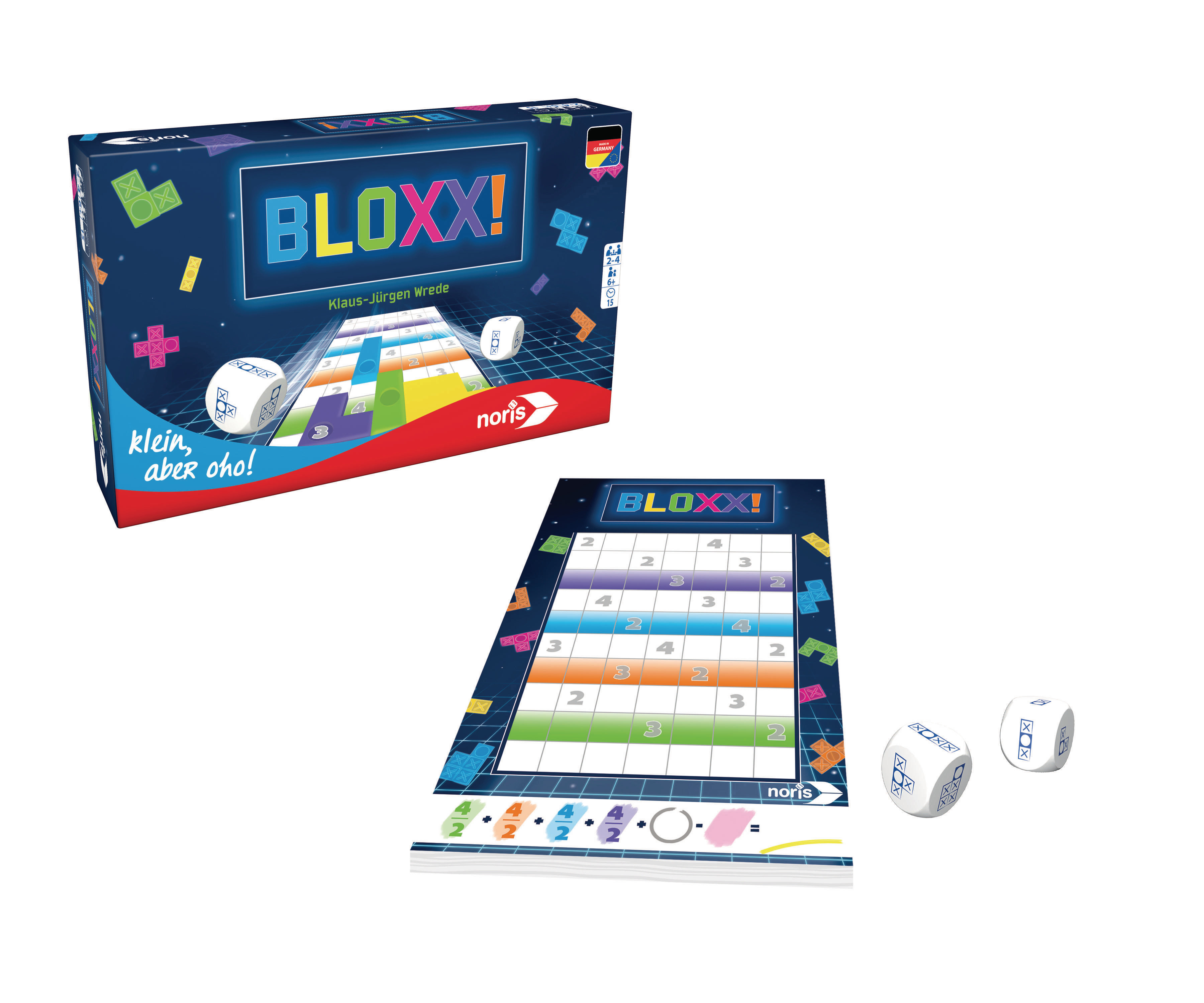 NORIS Bloxx Würfelspiel Mehrfarbig