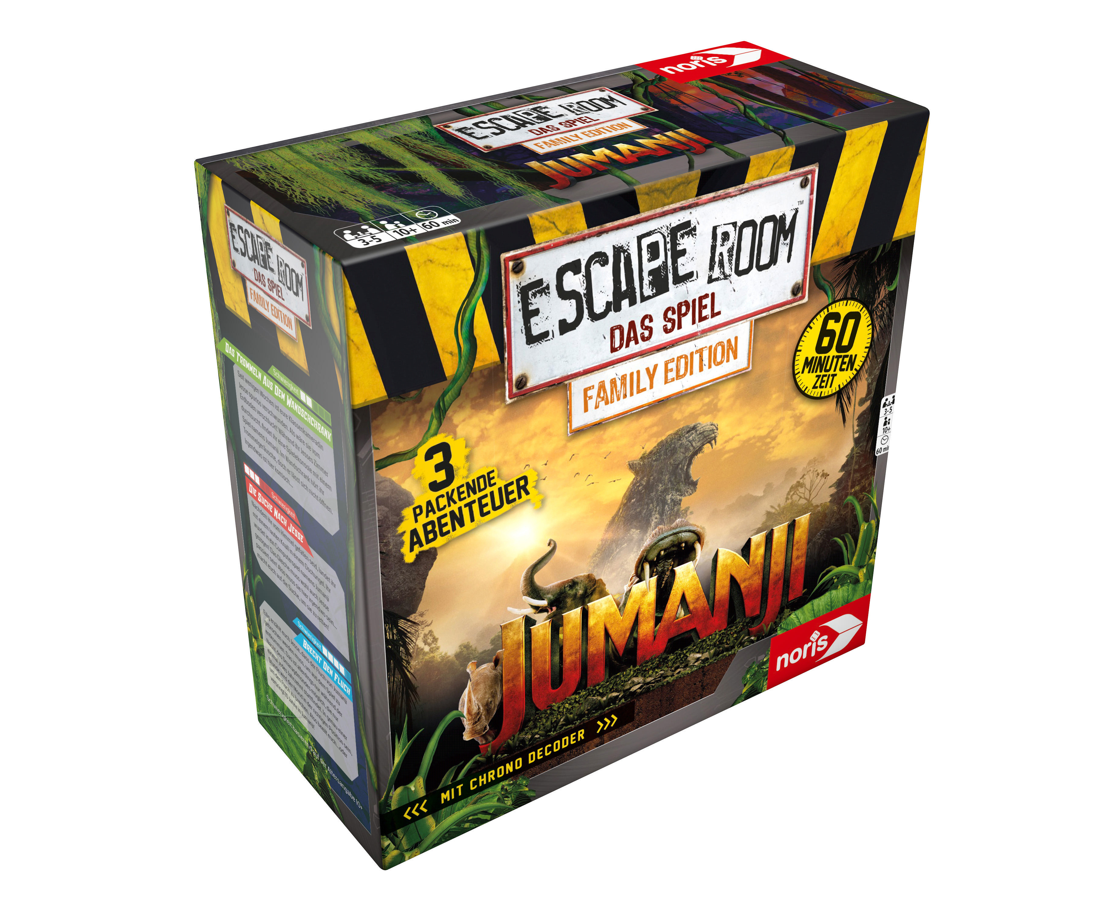 NORIS Escape Room Jumanji Erwachsenenspiel Mehrfarbig